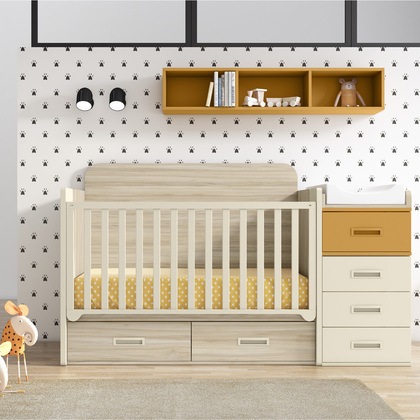 Cuna convertible con almacenaje apdj 062