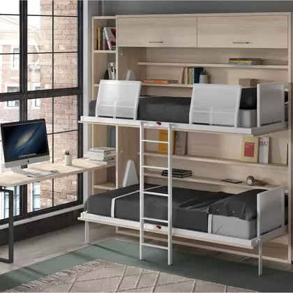 Litera abatible con espacio superior de almacenamiento F255