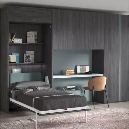 Cama abatible vertical almacenamiento adicional F261