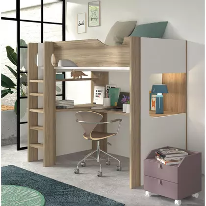 Litera con escritorio debajo F207