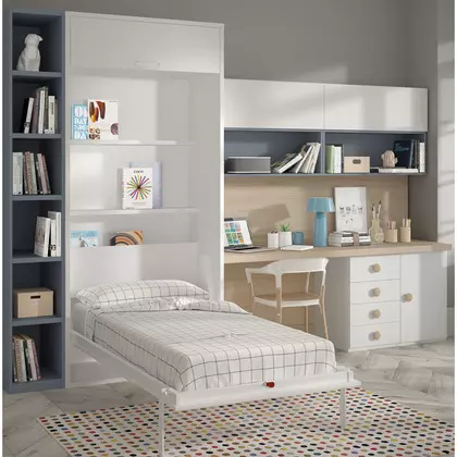 Cama abatible vertical con zona de almacenamiento F264