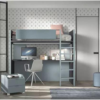 Litera con escritorio F205