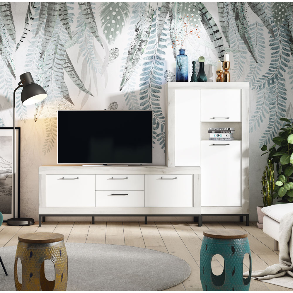 Composición de Salón con almacenamiento Exojo G009