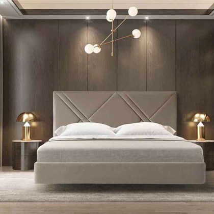 Cabecero matrimonio decoración diagonal Glasgow