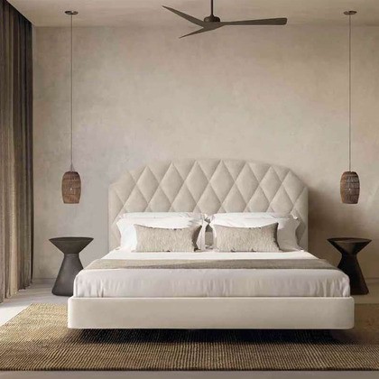 Cabecero con formas estilo rombo Zurich