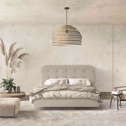 Cabecero bordes redondos con puntos en profundidad Ibiza