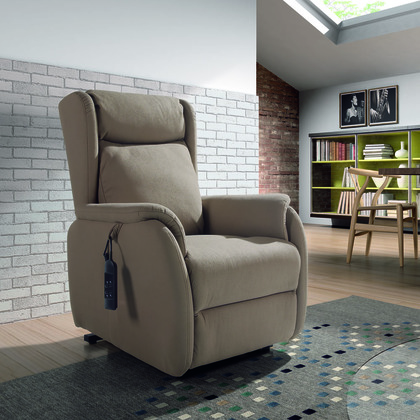 Sillón eléctrico Beige, Gris o Marrón RON-CTRA