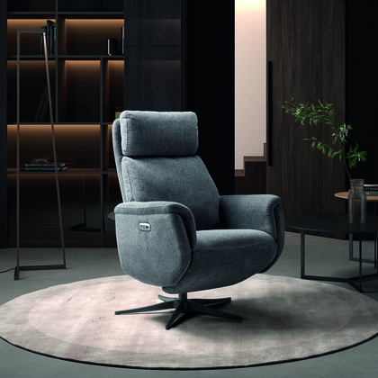 Sillón relax con movimiento eléctrico 2 motores ELC-CTRA