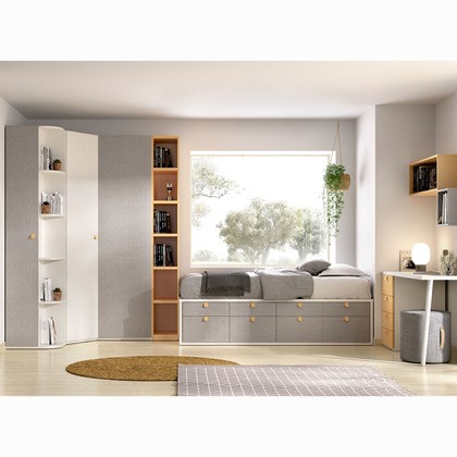 Habitación juvenil muy completa y personalizable MJC-109