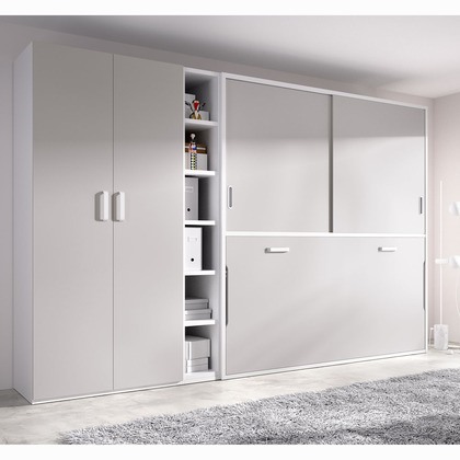 Cama abatible con armario puertas correderas MJC-404