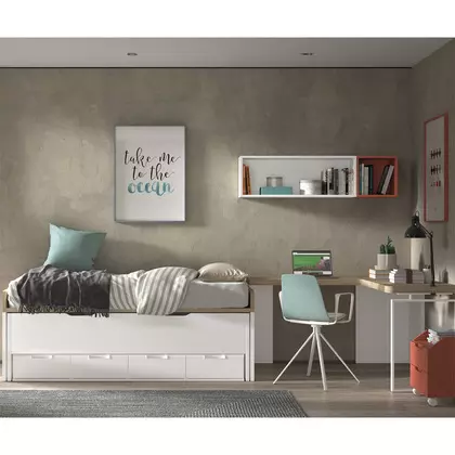 Dormitorio juvenil gl formas F008