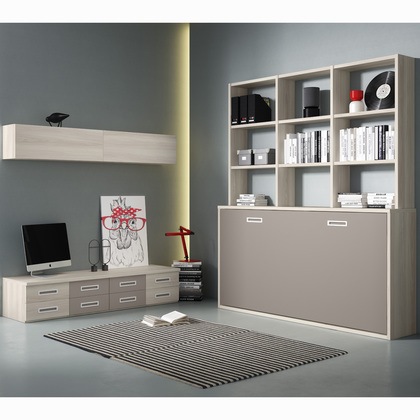 Cama abatible mueble YA 045 - Diferentes medidas y colores