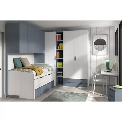 Dormitorio juvenil gl formas F014